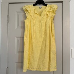 J. Crew Light Yellow Dress